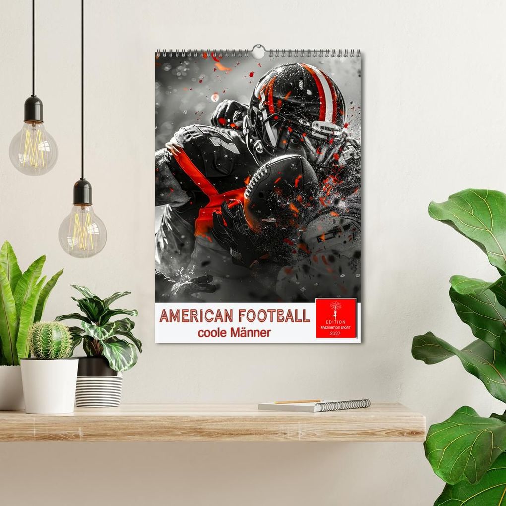 Weitere Ansicht: American Football - coole Männer (Wandkalender 2027 DIN A3 hoch), CALVENDO Monatskalender | Peter Roder, Calvendo