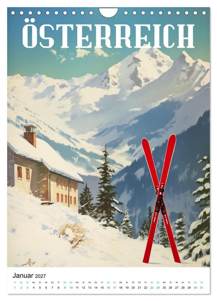 Weitere Ansicht: Reise in die 50er Jahre. Vintage Travel Poster. (Wandkalender 2027 DIN A4 hoch), CALVENDO Monatskalender | Petra Zarre, Calvendo