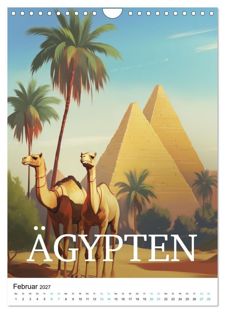 Weitere Ansicht: Reise in die 50er Jahre. Vintage Travel Poster. (Wandkalender 2027 DIN A4 hoch), CALVENDO Monatskalender | Petra Zarre, Calvendo