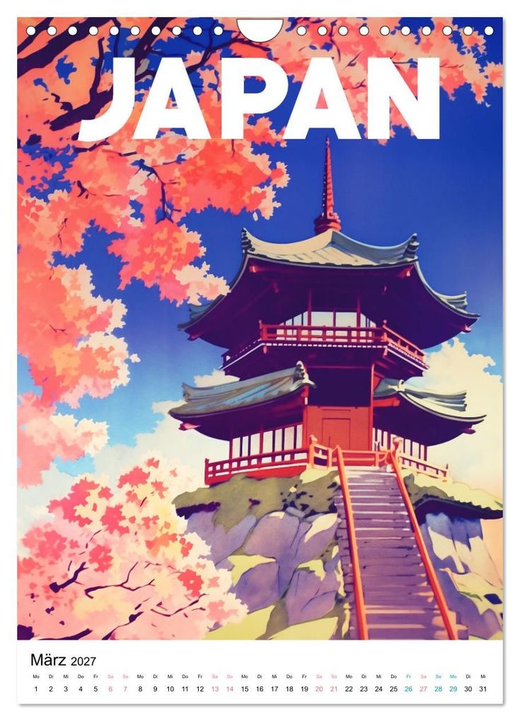 Weitere Ansicht: Reise in die 50er Jahre. Vintage Travel Poster. (Wandkalender 2027 DIN A4 hoch), CALVENDO Monatskalender | Petra Zarre, Calvendo