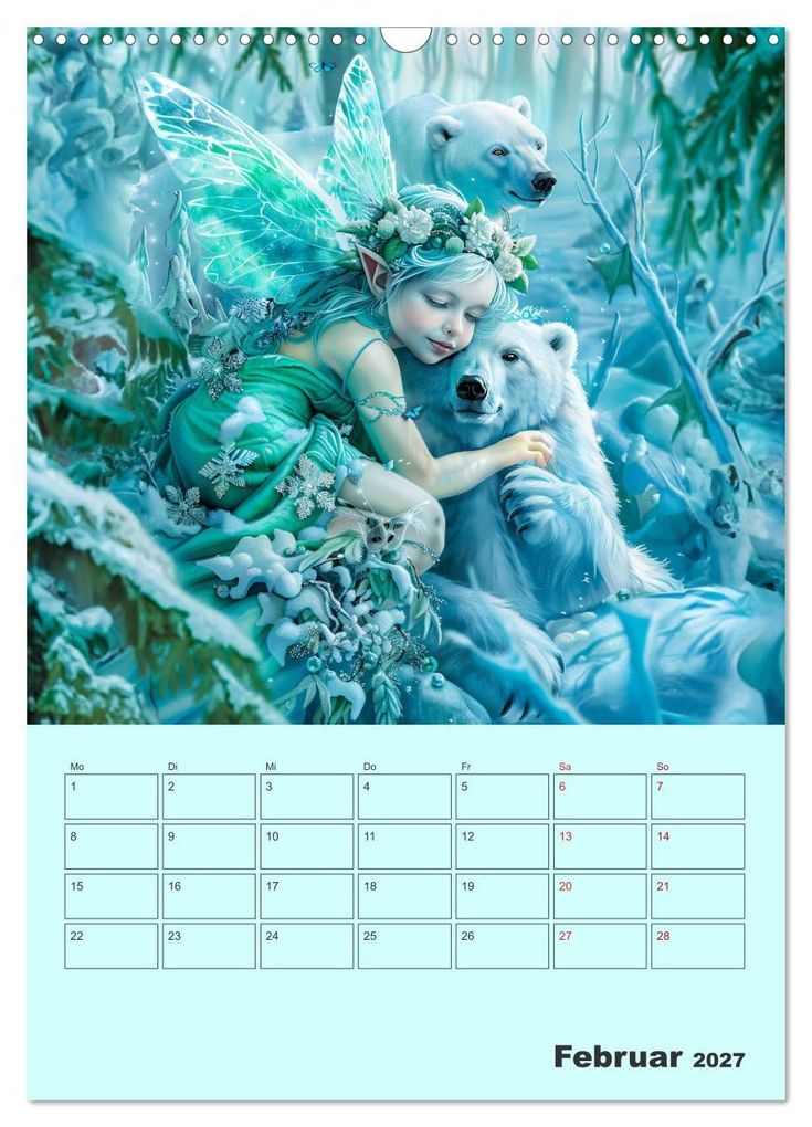 Weitere Ansicht: Elfenkinder der Natur - Niedlicher Termin-Planer für das Jahr (Wandkalender 2027 DIN A3 hoch), CALVENDO Monatskalender | Anja Frost, Calvendo