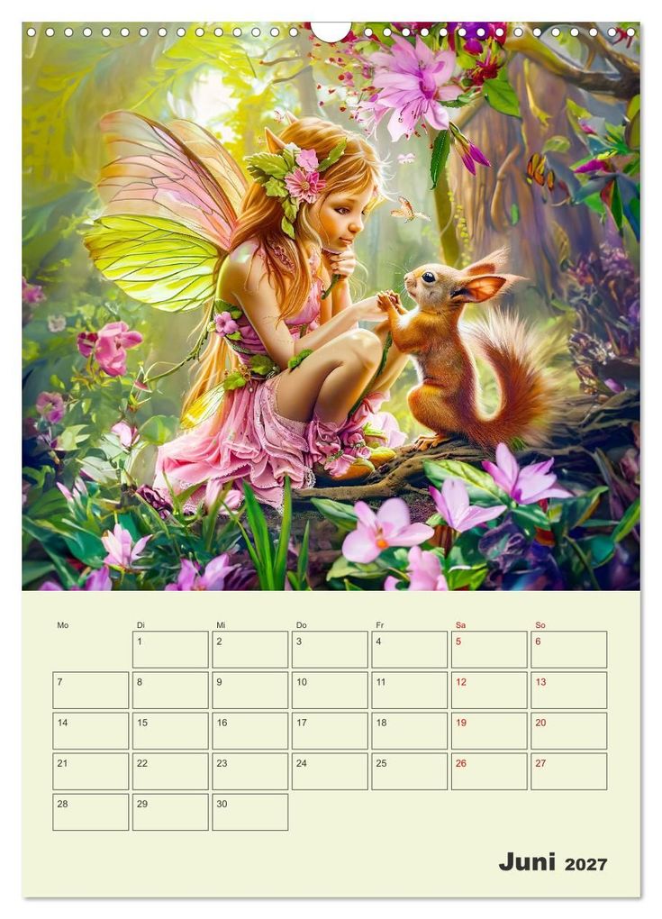 Weitere Ansicht: Elfenkinder der Natur - Niedlicher Termin-Planer für das Jahr (Wandkalender 2027 DIN A3 hoch), CALVENDO Monatskalender | Anja Frost, Calvendo