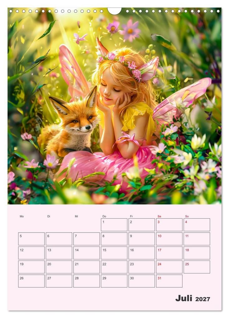 Weitere Ansicht: Elfenkinder der Natur - Niedlicher Termin-Planer für das Jahr (Wandkalender 2027 DIN A3 hoch), CALVENDO Monatskalender | Anja Frost, Calvendo