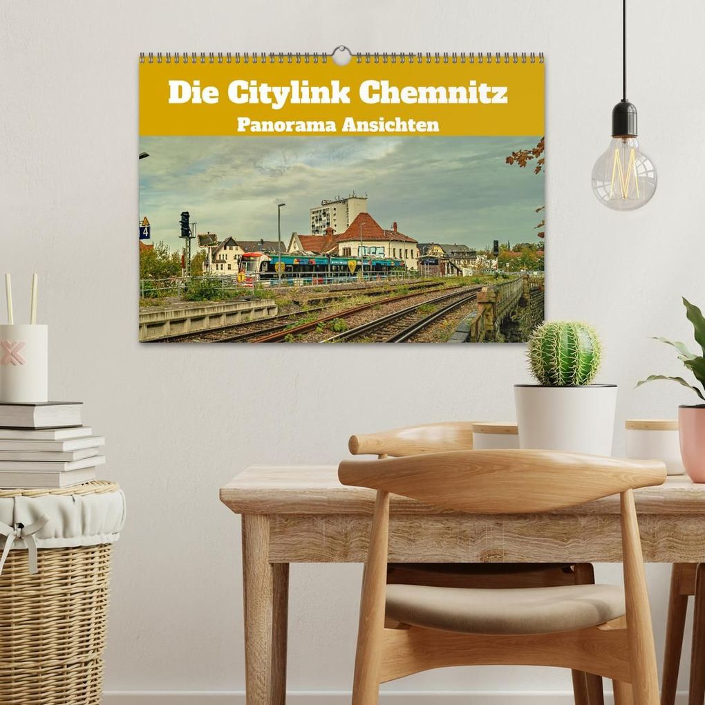 Weitere Ansicht: Die Citylink Chemnitz Panorama Ansichten (Wandkalender 2027 DIN A3 quer), CALVENDO Monatskalender | Johnny Flash, Calvendo