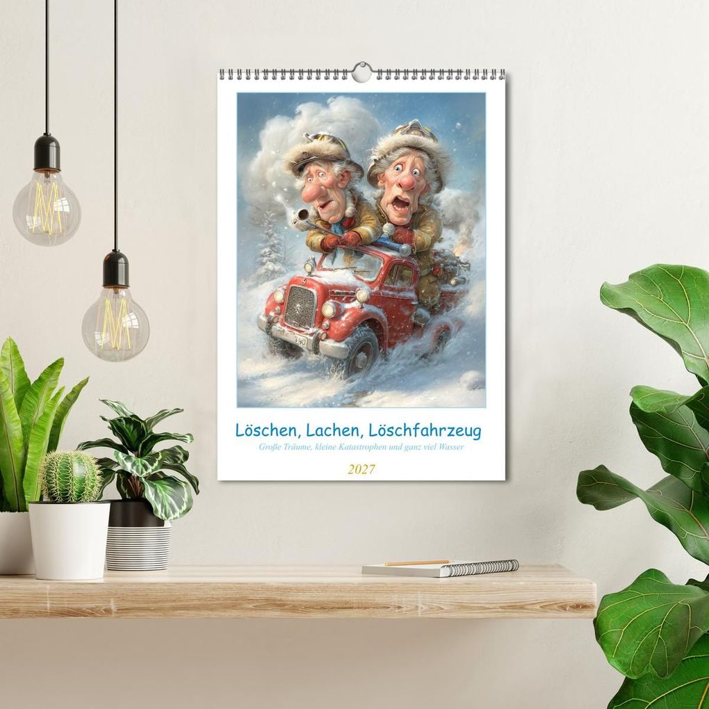 Weitere Ansicht: Löschen, Lachen, Löschfahrzeug (Wandkalender 2027 DIN A3 hoch), CALVENDO Monatskalender | Steffen Gierok-Latniak, Calvendo