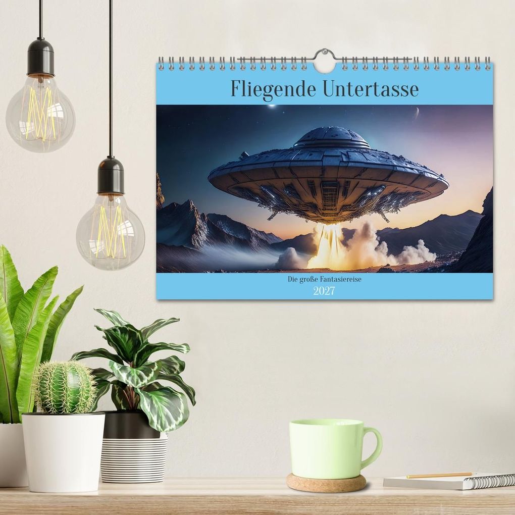 Weitere Ansicht: Fliegende Untertasse - Die große Fantasiereise (Wandkalender 2027 DIN A4 quer), CALVENDO Monatskalender | Alain Gaymard