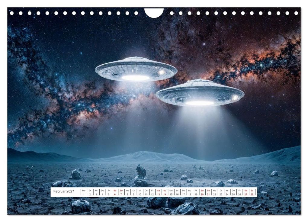 Weitere Ansicht: Fliegende Untertasse - Die große Fantasiereise (Wandkalender 2027 DIN A4 quer), CALVENDO Monatskalender | Alain Gaymard