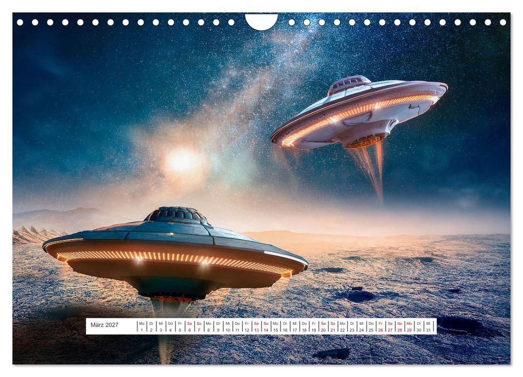 Weitere Ansicht: Fliegende Untertasse - Die große Fantasiereise (Wandkalender 2027 DIN A4 quer), CALVENDO Monatskalender | Alain Gaymard