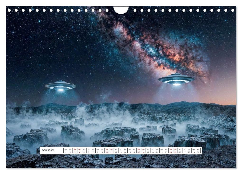 Weitere Ansicht: Fliegende Untertasse - Die große Fantasiereise (Wandkalender 2027 DIN A4 quer), CALVENDO Monatskalender | Alain Gaymard