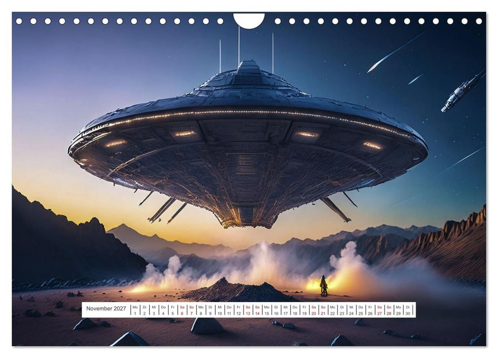 Weitere Ansicht: Fliegende Untertasse - Die große Fantasiereise (Wandkalender 2027 DIN A4 quer), CALVENDO Monatskalender | Alain Gaymard