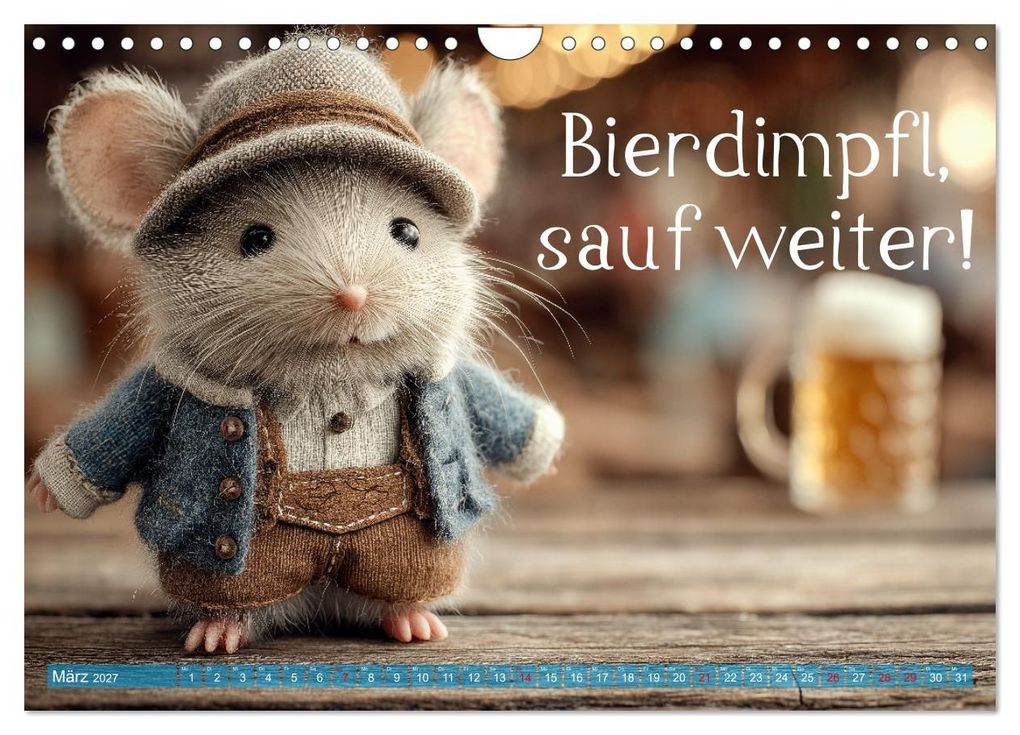 Weitere Ansicht: Bayrisch schimpfen - Mundart und Dialekt aus Bayern mit Schimpfwörtern (Wandkalender 2027 DIN A4 quer), CALVENDO Monatskalender | MB - Fotografie, Calvendo
