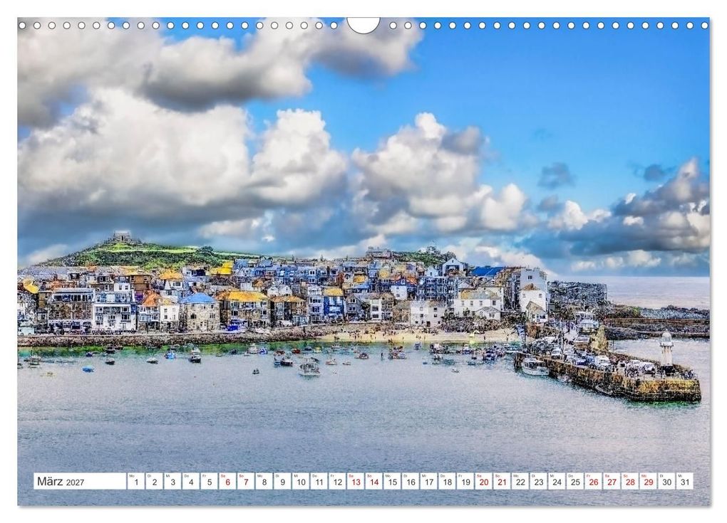 Weitere Ansicht: Cornwall - Malerische Landschaften mit grandiosen Küsten (Wandkalender 2027 DIN A3 quer), CALVENDO Monatskalender | Dieter Meyer, Calvendo