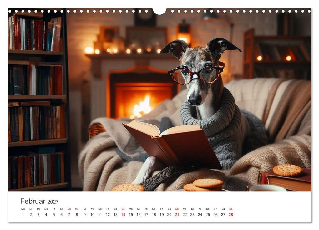 Weitere Ansicht: Funny Greyhounds - Windhunde mal anders (Wandkalender 2027 DIN A3 quer), CALVENDO Monatskalender | Markus Helfferich, Calvendo