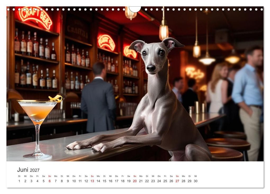 Weitere Ansicht: Funny Greyhounds - Windhunde mal anders (Wandkalender 2027 DIN A3 quer), CALVENDO Monatskalender | Markus Helfferich, Calvendo