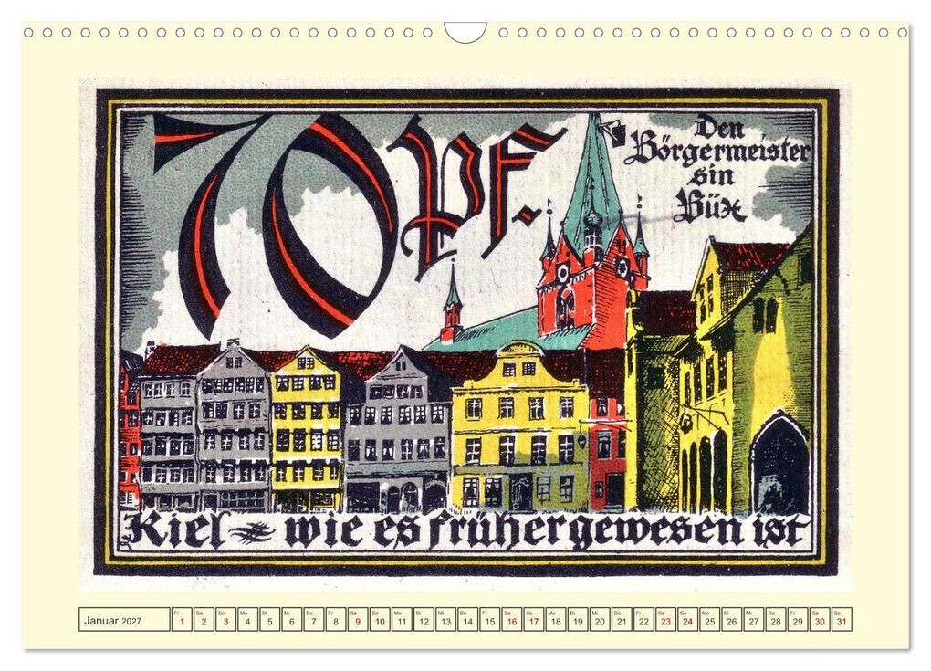 Weitere Ansicht: Gruß aus Kiel (Wandkalender 2027 DIN A3 quer), CALVENDO Monatskalender | Henning von Löwis of Menar, Calvendo