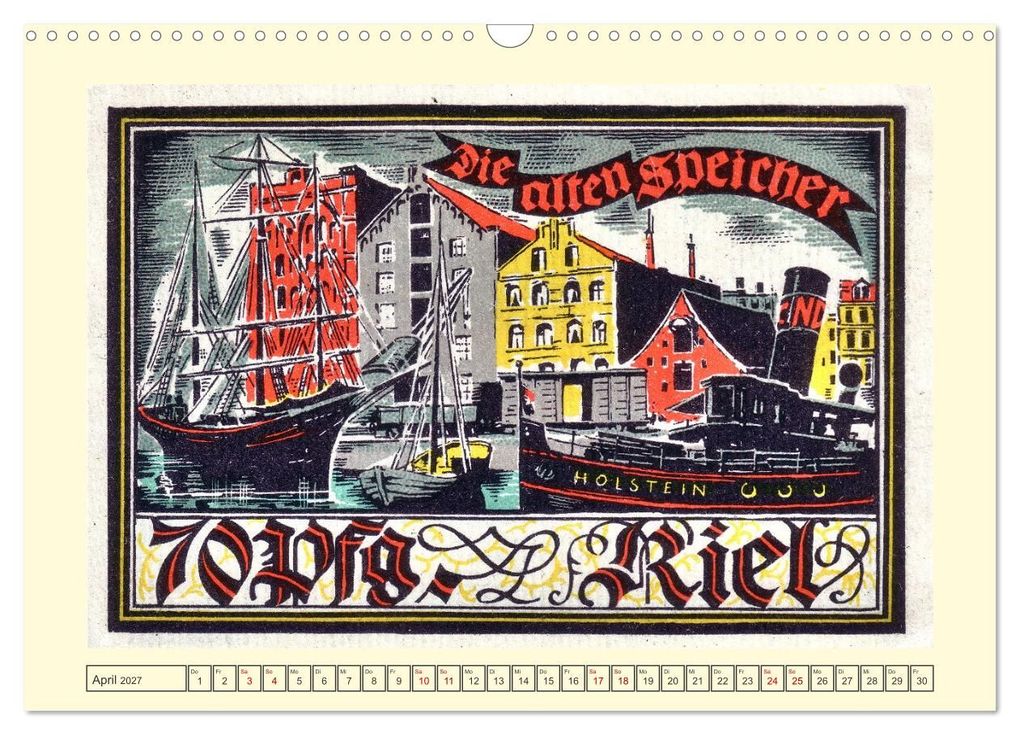 Weitere Ansicht: Gruß aus Kiel (Wandkalender 2027 DIN A3 quer), CALVENDO Monatskalender | Henning von Löwis of Menar, Calvendo