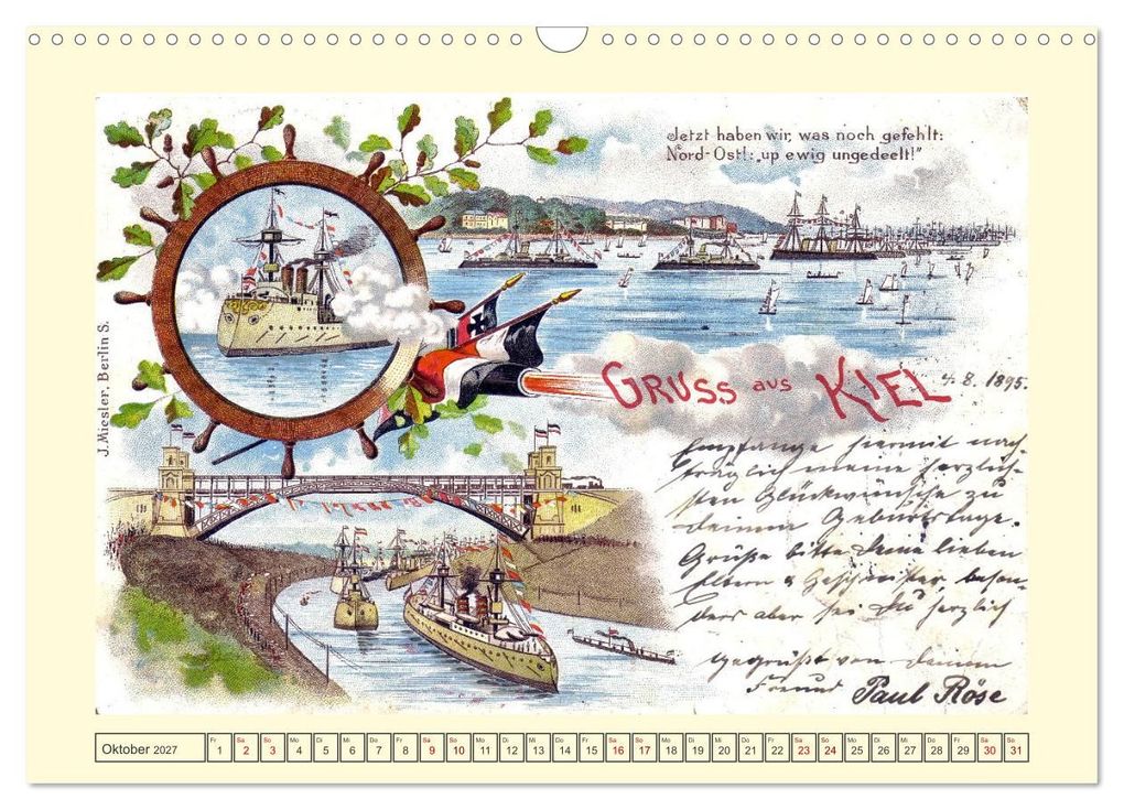 Weitere Ansicht: Gruß aus Kiel (Wandkalender 2027 DIN A3 quer), CALVENDO Monatskalender | Henning von Löwis of Menar, Calvendo