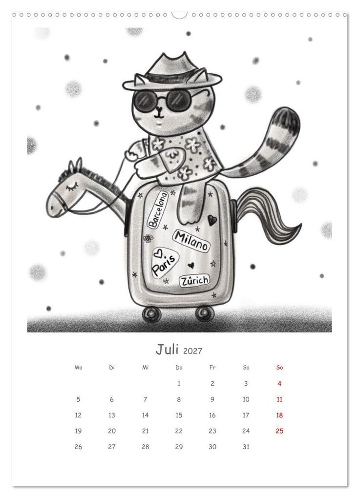 Weitere Ansicht: LEOPOLD DER DRITTE - Ein unglaublich liebenswerter Kater (Wandkalender 2027 DIN A2 hoch), CALVENDO Monatskalender | Danja Krampikowski, Calvendo