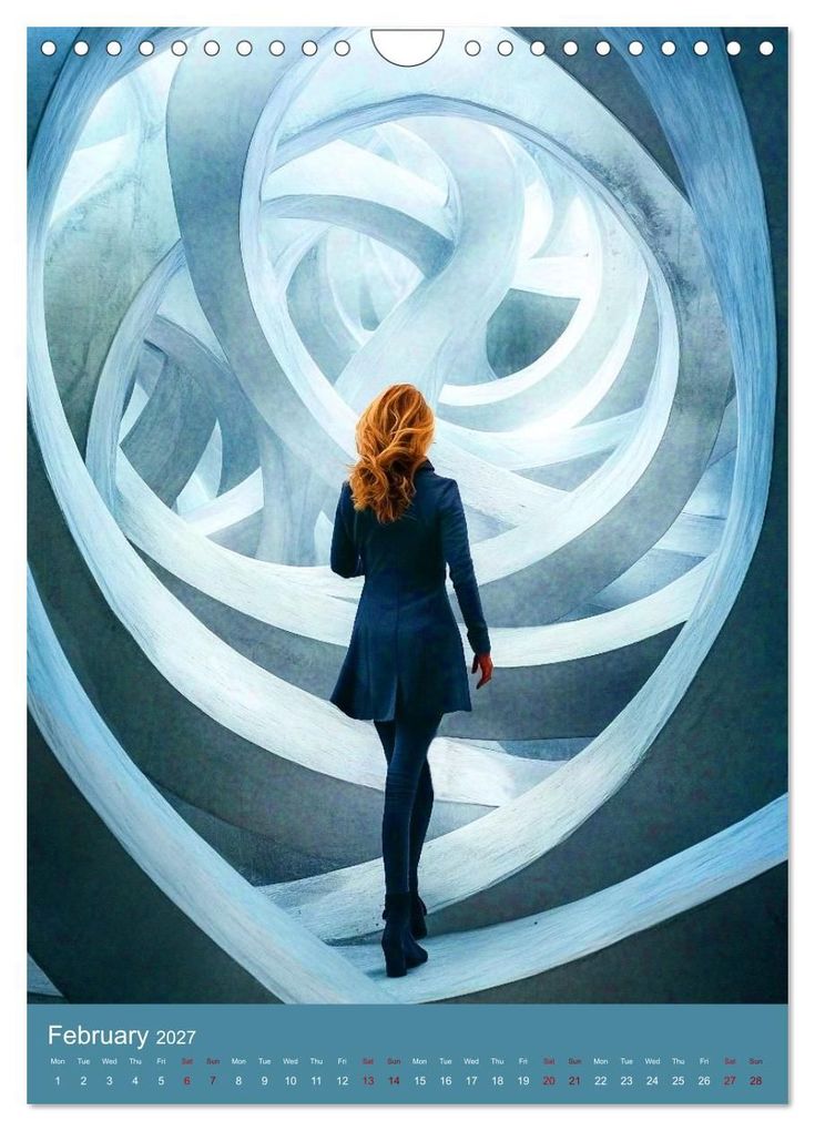 Weitere Ansicht: Paths like Escher (Wall Calendar 2027 DIN A4 portrait), CALVENDO 12 Month Wall Calendar | Kerstin Waurick, Calvendo
