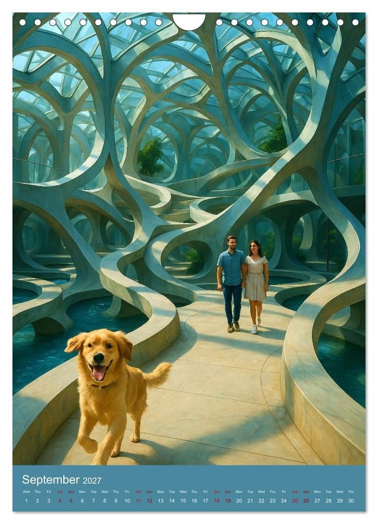 Weitere Ansicht: Paths like Escher (Wall Calendar 2027 DIN A4 portrait), CALVENDO 12 Month Wall Calendar | Kerstin Waurick, Calvendo