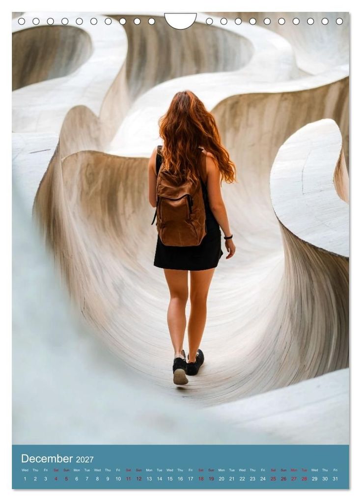 Weitere Ansicht: Paths like Escher (Wall Calendar 2027 DIN A4 portrait), CALVENDO 12 Month Wall Calendar | Kerstin Waurick, Calvendo