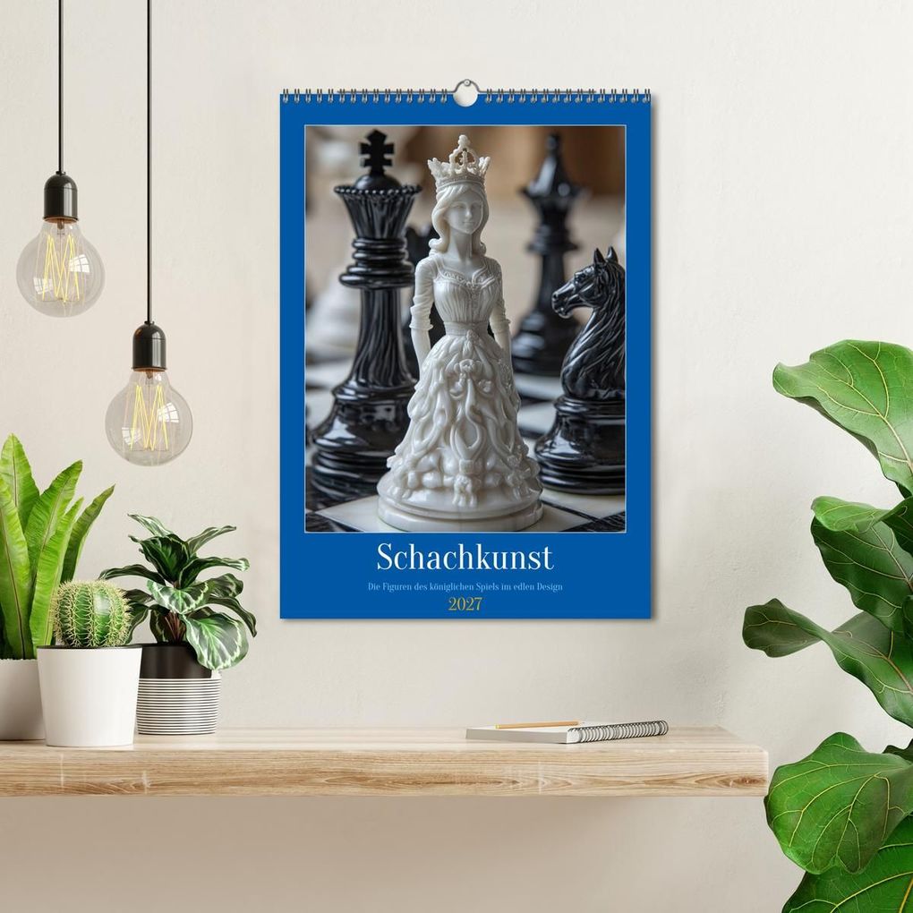 Weitere Ansicht: Schachkunst (Wandkalender 2027 DIN A3 hoch), CALVENDO Monatskalender | Kerstin Waurick, Calvendo