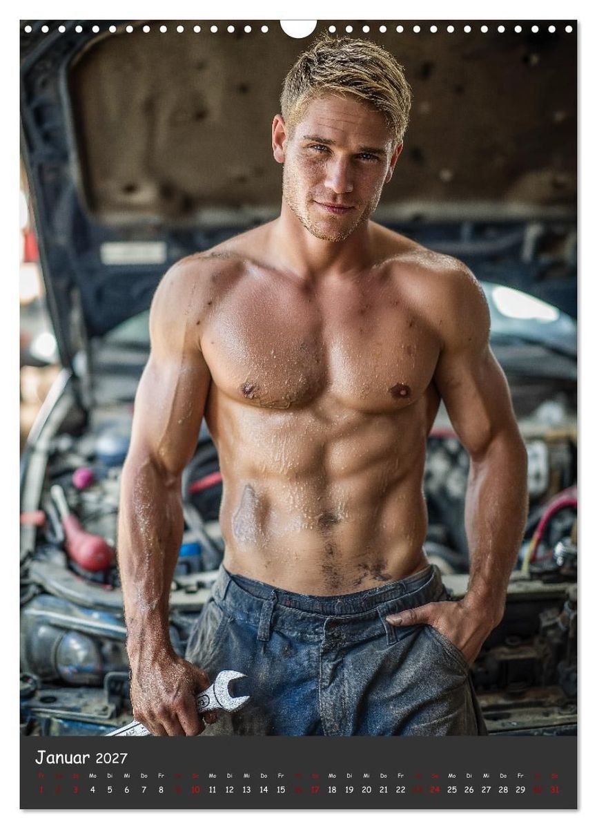 Weitere Ansicht: Schrauberträume - Sexy Männer zwischen Motoren und Öl (Wandkalender 2027 DIN A3 hoch), CALVENDO Monatskalender | MB Fotografie, Calvendo