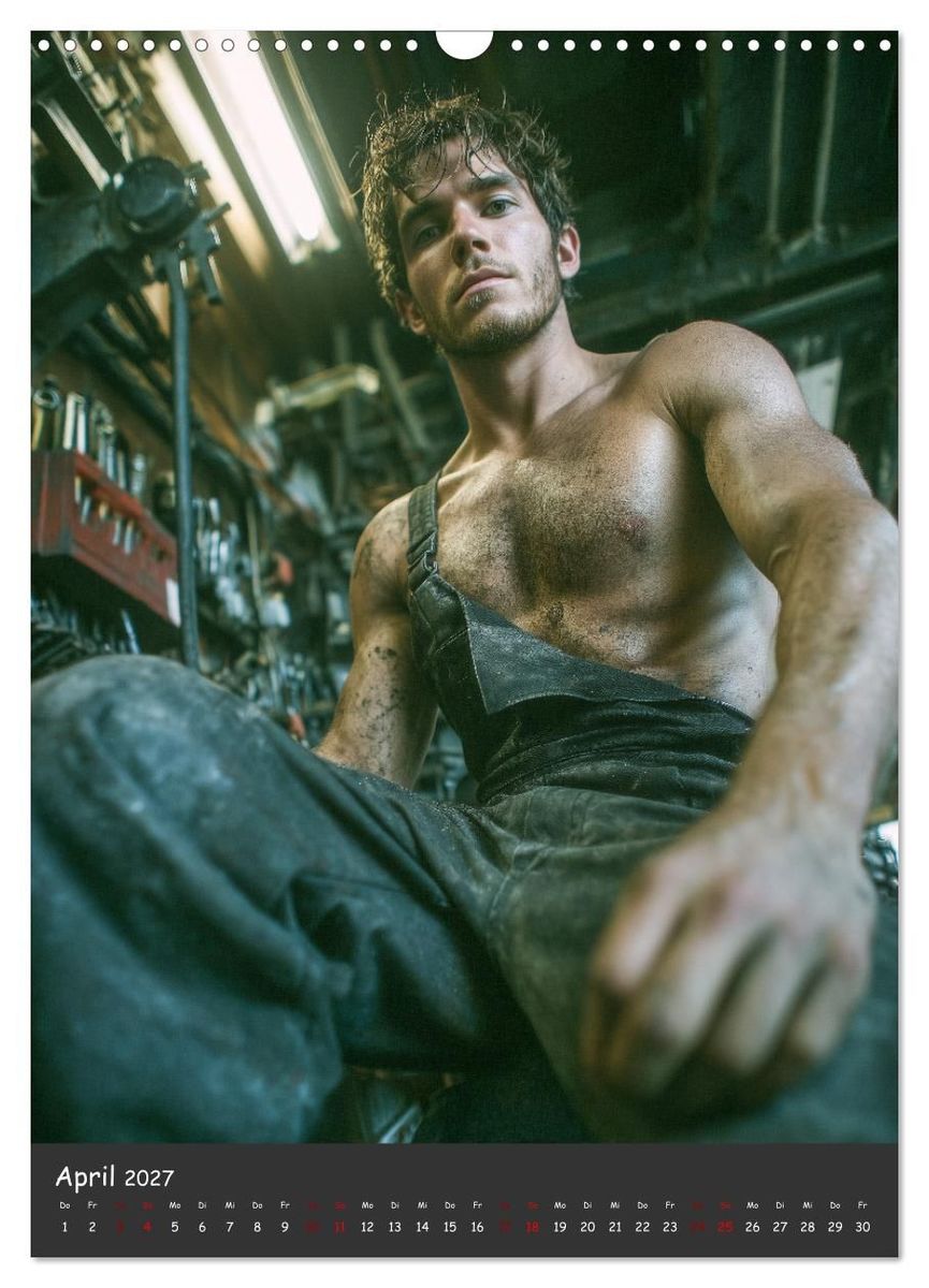 Weitere Ansicht: Schrauberträume - Sexy Männer zwischen Motoren und Öl (Wandkalender 2027 DIN A3 hoch), CALVENDO Monatskalender | MB Fotografie, Calvendo