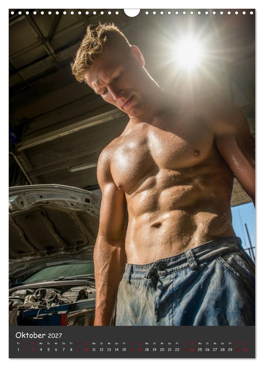 Weitere Ansicht: Schrauberträume - Sexy Männer zwischen Motoren und Öl (Wandkalender 2027 DIN A3 hoch), CALVENDO Monatskalender | MB Fotografie, Calvendo