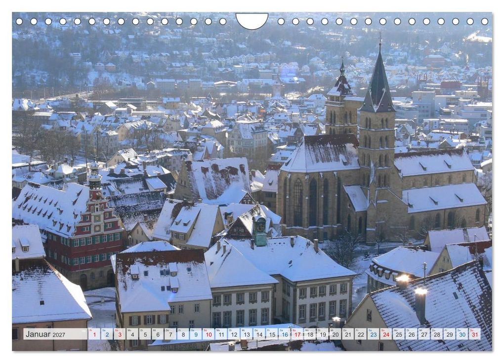 Weitere Ansicht: Esslingen zwischen Tag und Nacht (Wandkalender 2027 DIN A4 quer), CALVENDO Monatskalender | Klaus-Peter Huschka, Calvendo