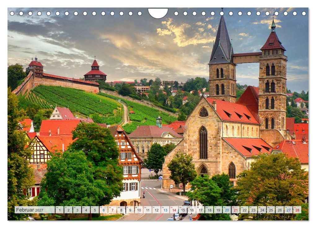 Weitere Ansicht: Esslingen zwischen Tag und Nacht (Wandkalender 2027 DIN A4 quer), CALVENDO Monatskalender | Klaus-Peter Huschka, Calvendo