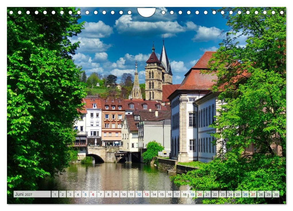 Weitere Ansicht: Esslingen zwischen Tag und Nacht (Wandkalender 2027 DIN A4 quer), CALVENDO Monatskalender | Klaus-Peter Huschka, Calvendo