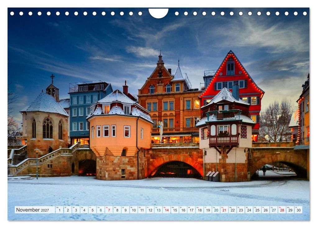 Weitere Ansicht: Esslingen zwischen Tag und Nacht (Wandkalender 2027 DIN A4 quer), CALVENDO Monatskalender | Klaus-Peter Huschka, Calvendo