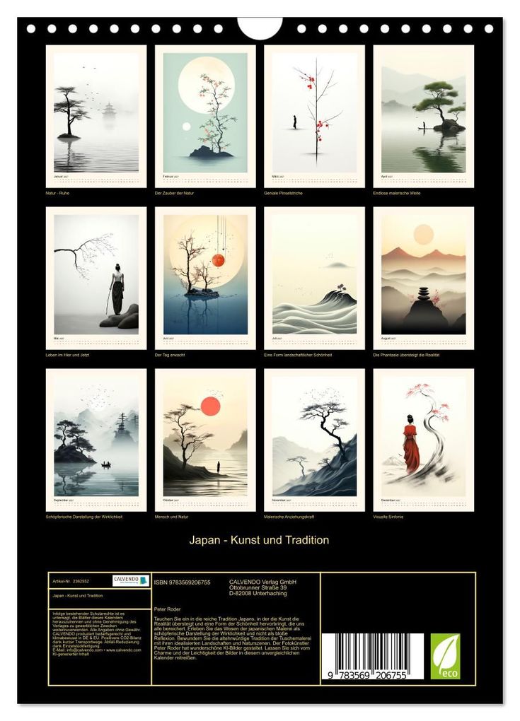 Weitere Ansicht: Japan - Kunst und Tradition (Wandkalender 2027 DIN A4 hoch), CALVENDO Monatskalender | Peter Roder, Calvendo