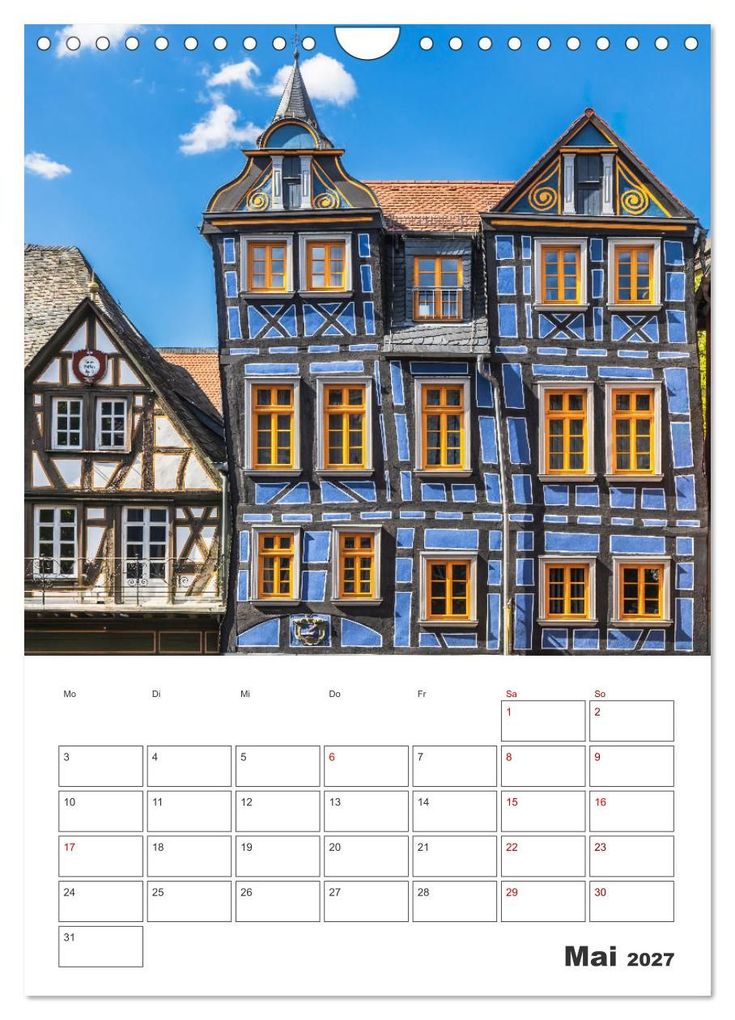 Weitere Ansicht: Idstein - Fachwerktraum im Herzen des Taunus (Wandkalender 2027 DIN A4 hoch), CALVENDO Monatskalender | Dieter Meyer, Calvendo