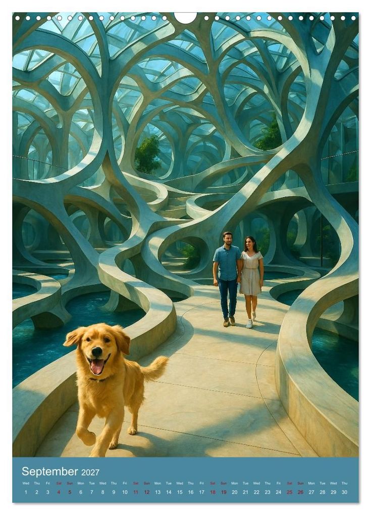 Weitere Ansicht: Paths like Escher (Wall Calendar 2027 DIN A3 portrait), CALVENDO 12 Month Wall Calendar | Kerstin Waurick, Calvendo