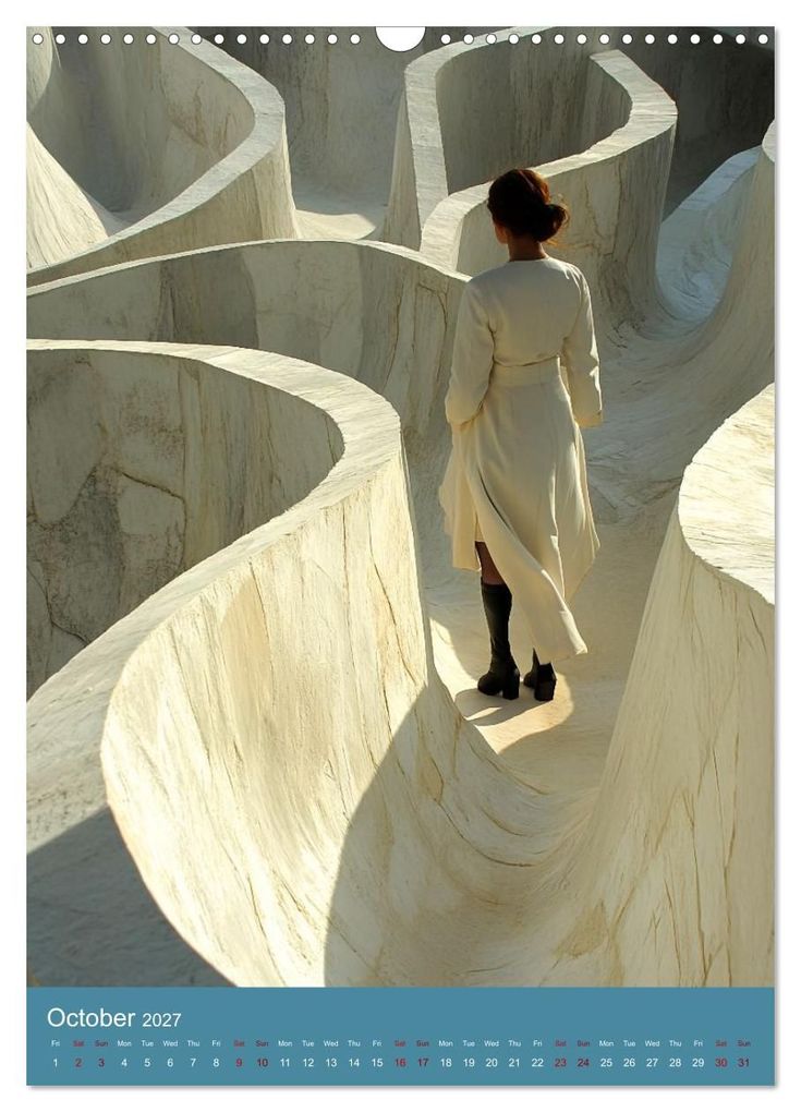 Weitere Ansicht: Paths like Escher (Wall Calendar 2027 DIN A3 portrait), CALVENDO 12 Month Wall Calendar | Kerstin Waurick, Calvendo