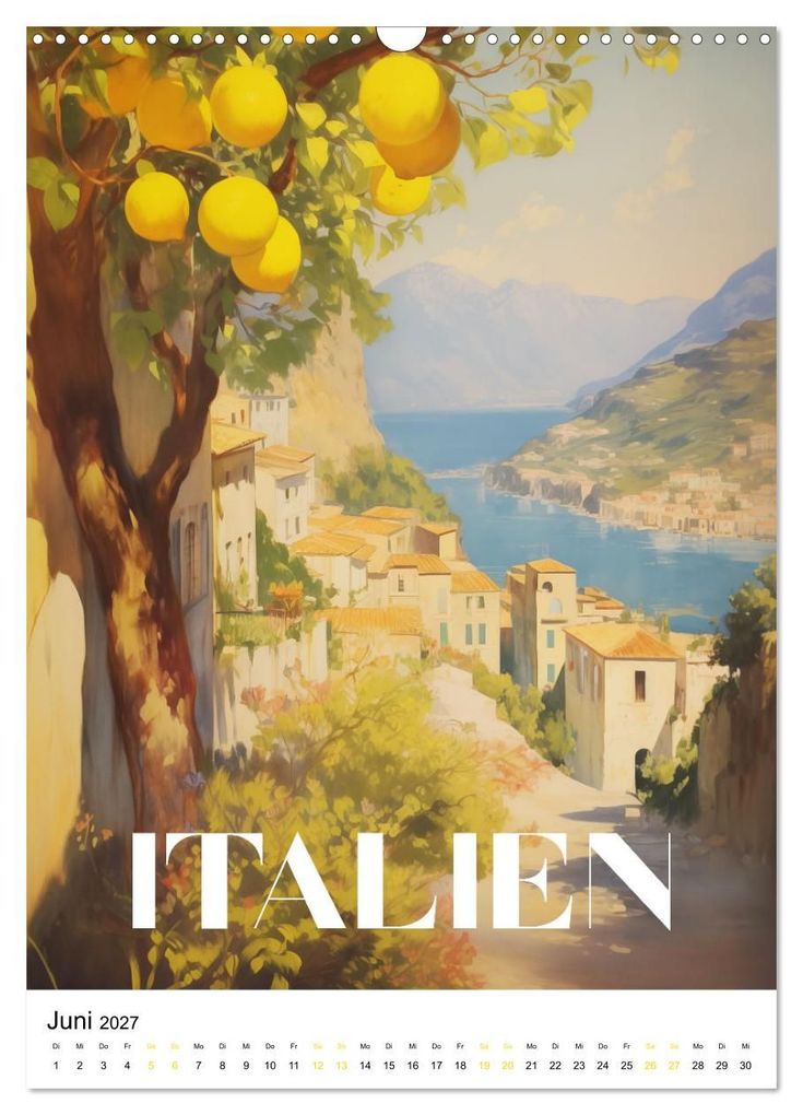 Weitere Ansicht: Reise in die 50er Jahre. Vintage Travel Poster. (Wandkalender 2027 DIN A3 hoch), CALVENDO Monatskalender | Petra Zarre, Calvendo