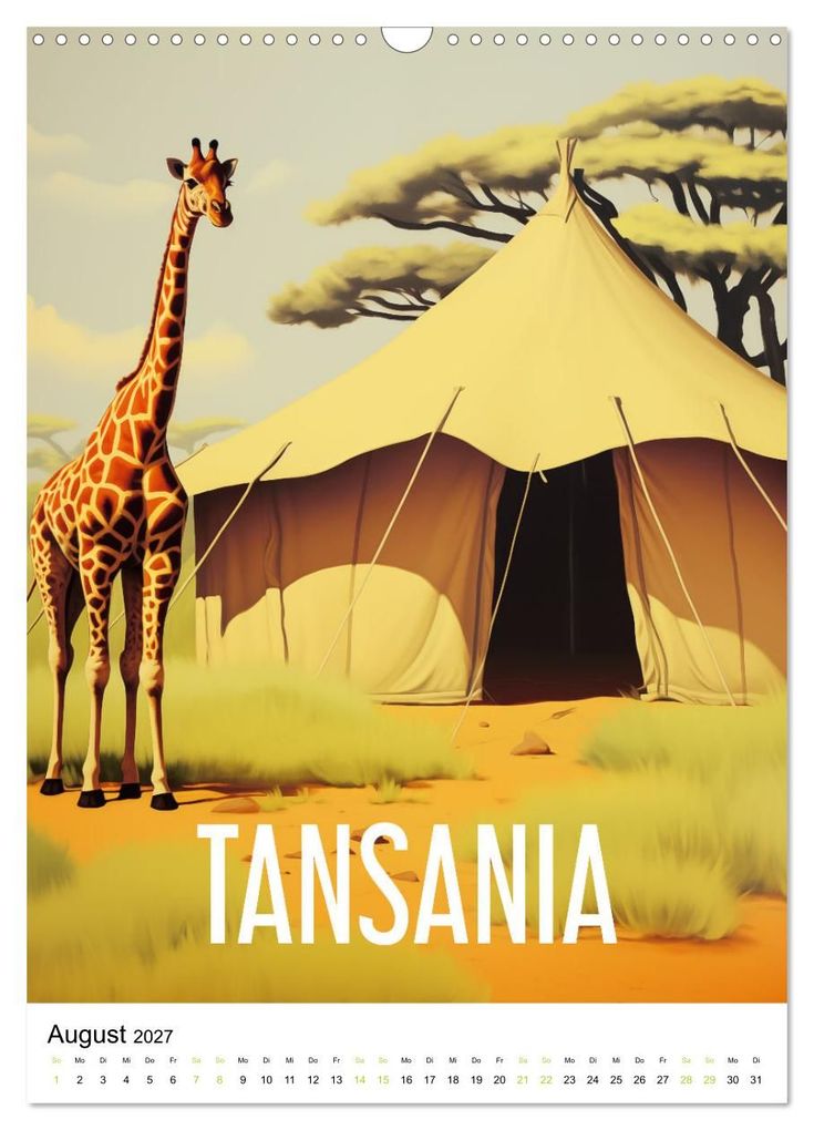 Weitere Ansicht: Reise in die 50er Jahre. Vintage Travel Poster. (Wandkalender 2027 DIN A3 hoch), CALVENDO Monatskalender | Petra Zarre, Calvendo