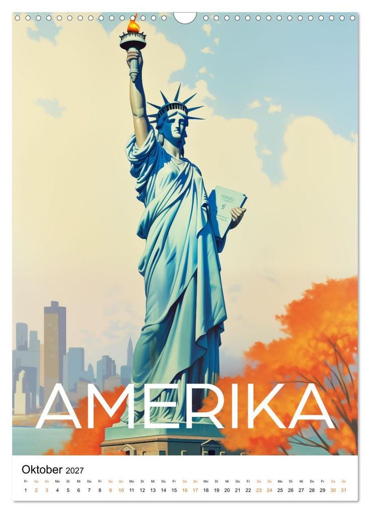 Weitere Ansicht: Reise in die 50er Jahre. Vintage Travel Poster. (Wandkalender 2027 DIN A3 hoch), CALVENDO Monatskalender | Petra Zarre, Calvendo