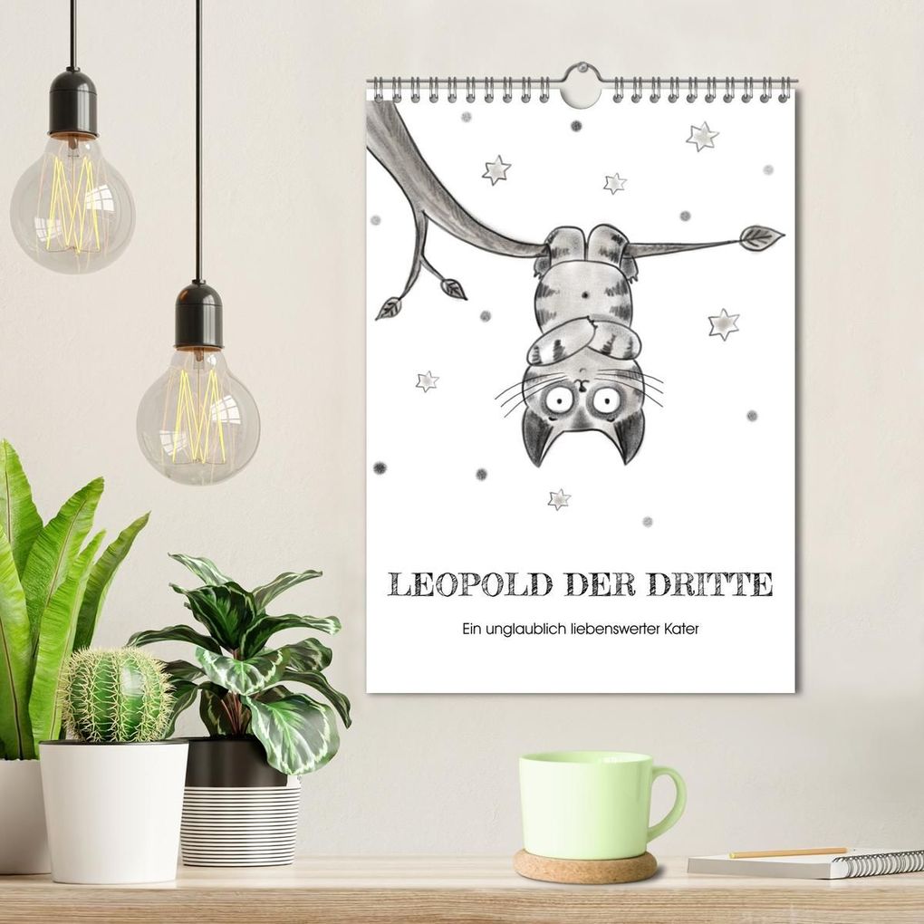 Weitere Ansicht: LEOPOLD DER DRITTE - Ein unglaublich liebenswerter Kater (Wandkalender 2027 DIN A4 hoch), CALVENDO Monatskalender | Danja Krampikowski, Calvendo