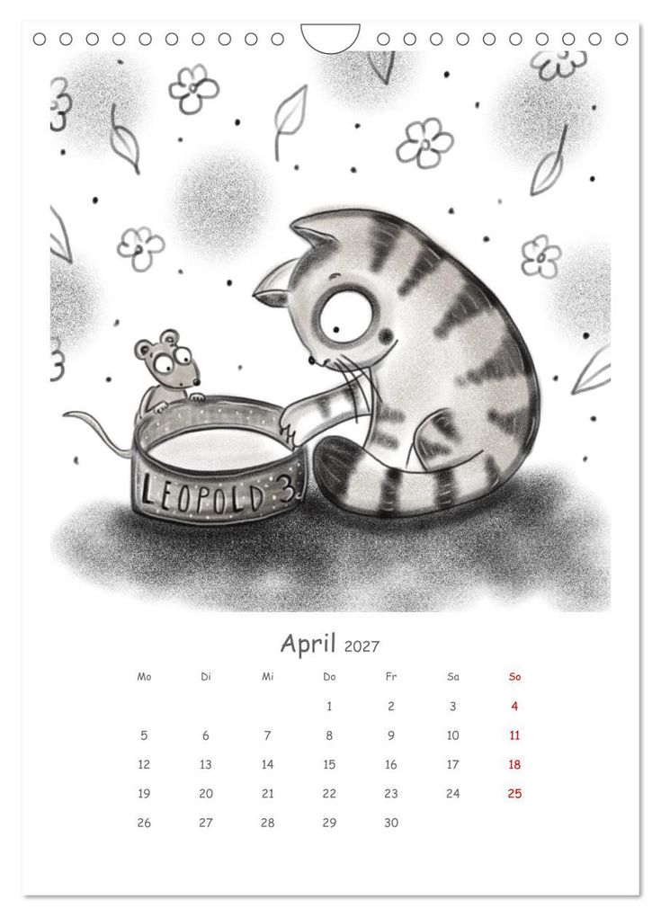 Weitere Ansicht: LEOPOLD DER DRITTE - Ein unglaublich liebenswerter Kater (Wandkalender 2027 DIN A4 hoch), CALVENDO Monatskalender | Danja Krampikowski, Calvendo