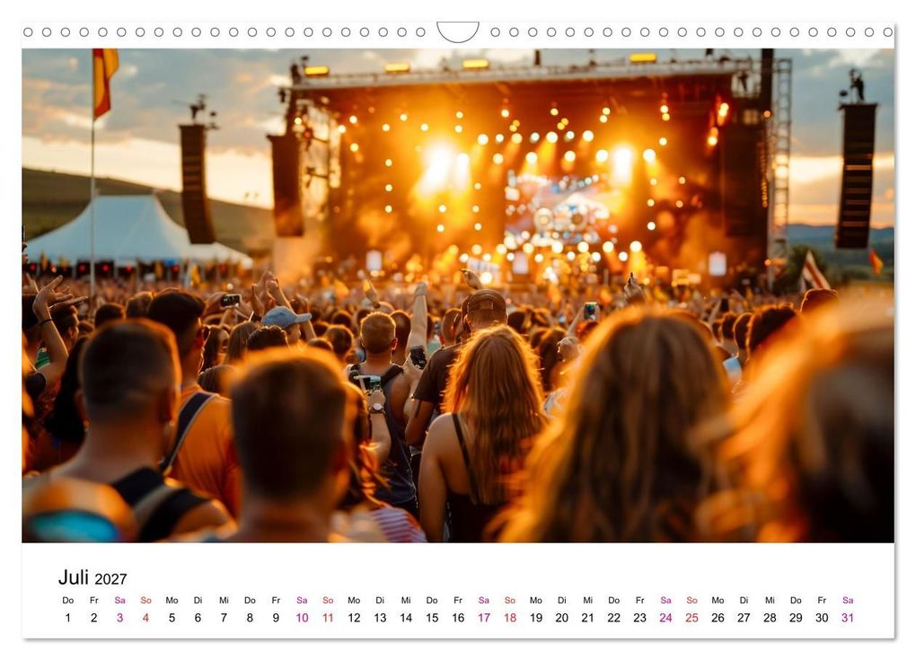 Weitere Ansicht: Festival Time (Wandkalender 2027 DIN A3 quer), CALVENDO Monatskalender | Peter Roder, Calvendo