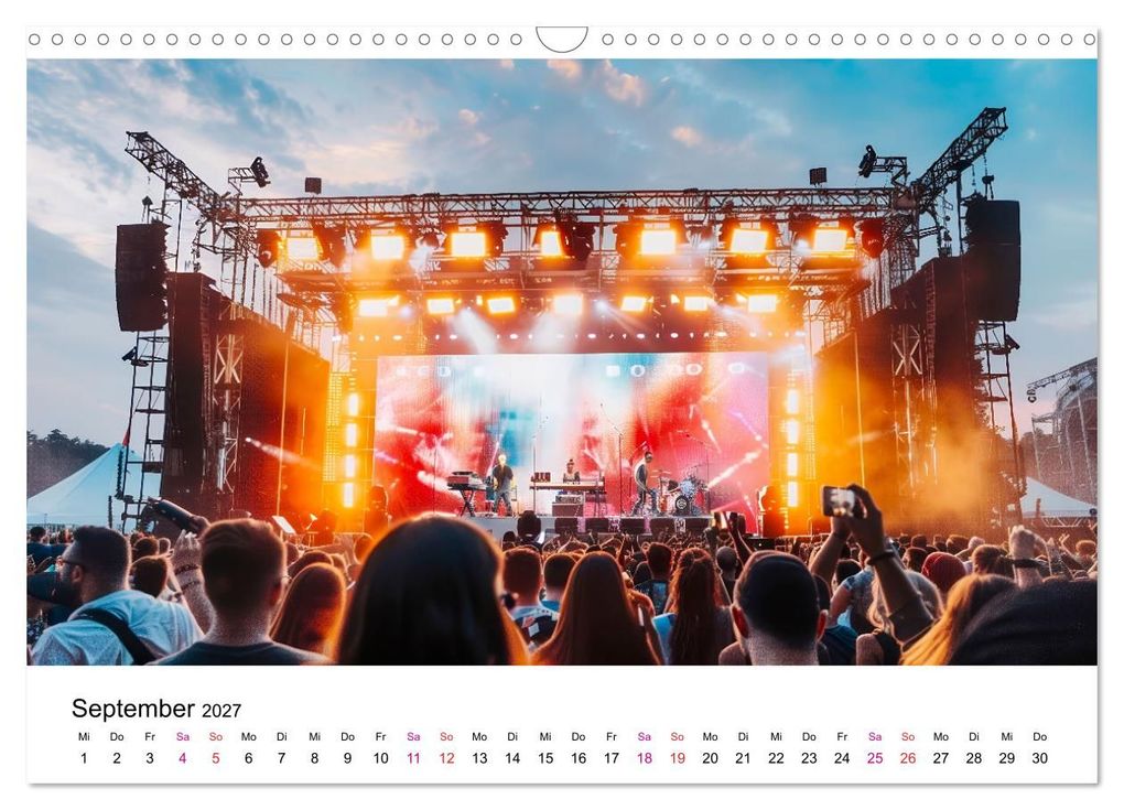 Weitere Ansicht: Festival Time (Wandkalender 2027 DIN A3 quer), CALVENDO Monatskalender | Peter Roder, Calvendo