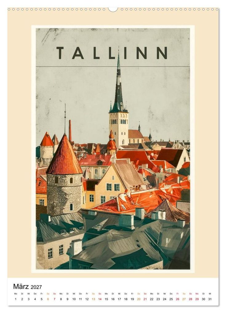 Weitere Ansicht: Retro Reise Poster - Fernweh der goldenen Jahre (Wandkalender 2027 DIN A2 hoch), CALVENDO Monatskalender | Meike und Peter Roder, Calvendo
