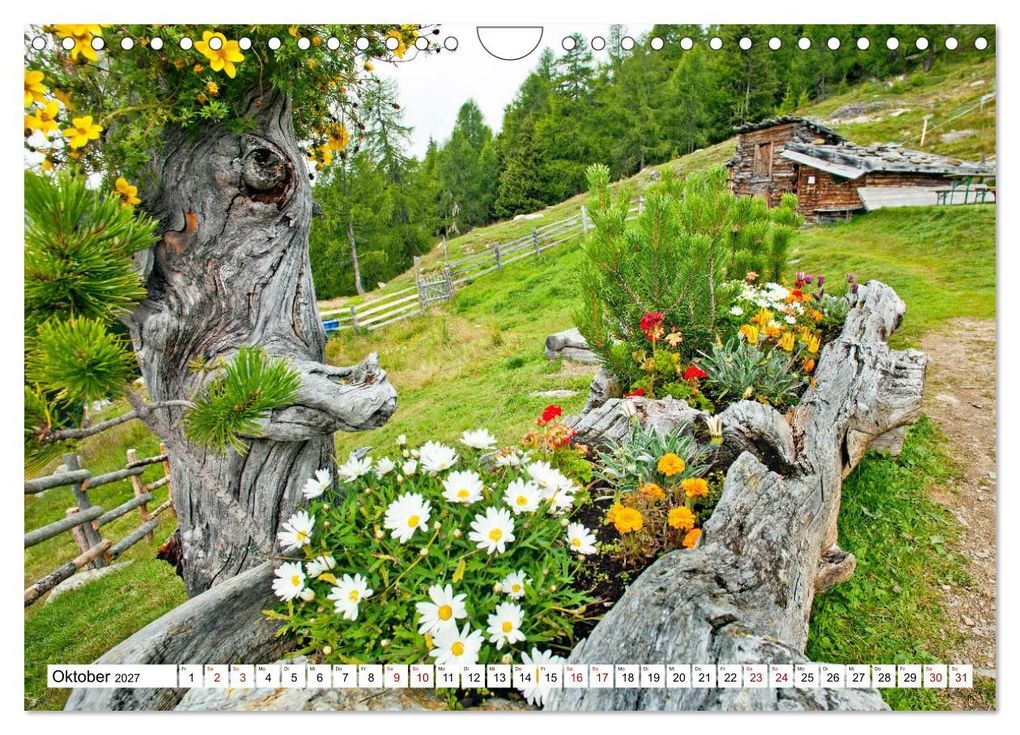Weitere Ansicht: Almen im Südtiroler Ultental (Wandkalender 2027 DIN A4 quer), CALVENDO Monatskalender | Klaus Scholz, Calvendo