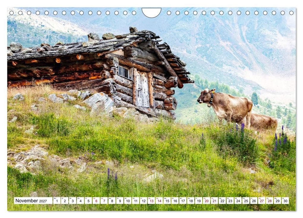 Weitere Ansicht: Almen im Südtiroler Ultental (Wandkalender 2027 DIN A4 quer), CALVENDO Monatskalender | Klaus Scholz, Calvendo