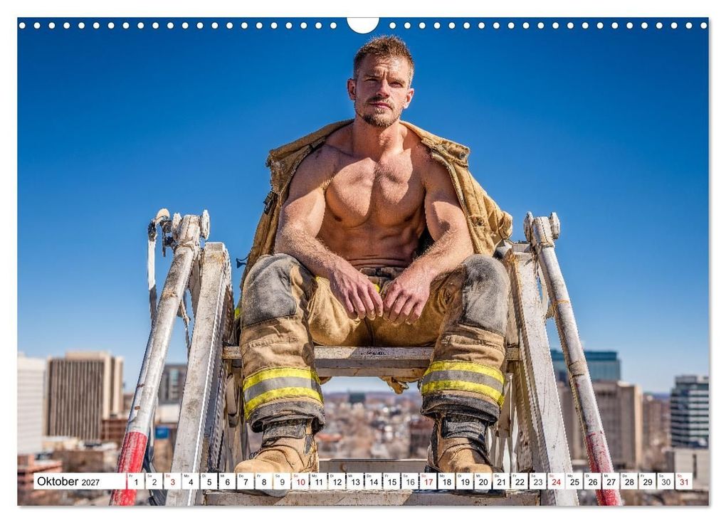Weitere Ansicht: Feuerwehrmänner - Sexy Körper und heiße Flammen (Wandkalender 2027 DIN A3 quer), CALVENDO Monatskalender | MB Fotografie, Calvendo