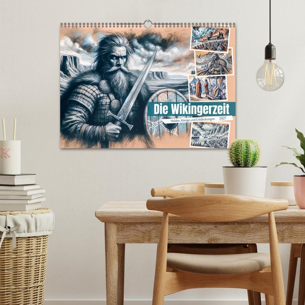 Weitere Ansicht: Die Wikingerzeit - Helden, Könige und Entdeckungen (Wandkalender 2027 DIN A3 quer), CALVENDO Monatskalender | Anja Frost, Calvendo