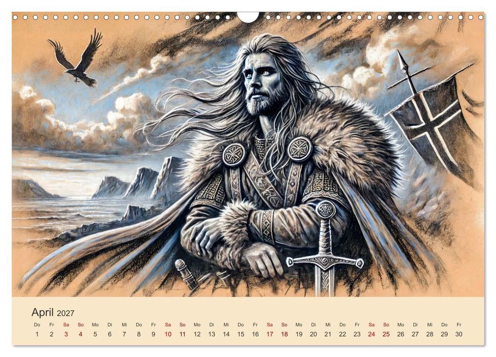 Weitere Ansicht: Die Wikingerzeit - Helden, Könige und Entdeckungen (Wandkalender 2027 DIN A3 quer), CALVENDO Monatskalender | Anja Frost, Calvendo
